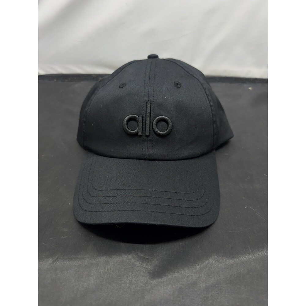 Alo Yoga Performance Off-Duty Cap Black Unisex One Size Workout Running